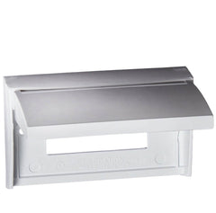 RV Designer E465 Dual AC GFCI Snap Cover-Plate Only - White