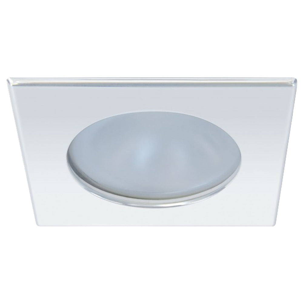 Quick Blake XP Downlight LED -  4W, IP66, Screw Mounted - Square Stainless Bezel, Round Daylight Light