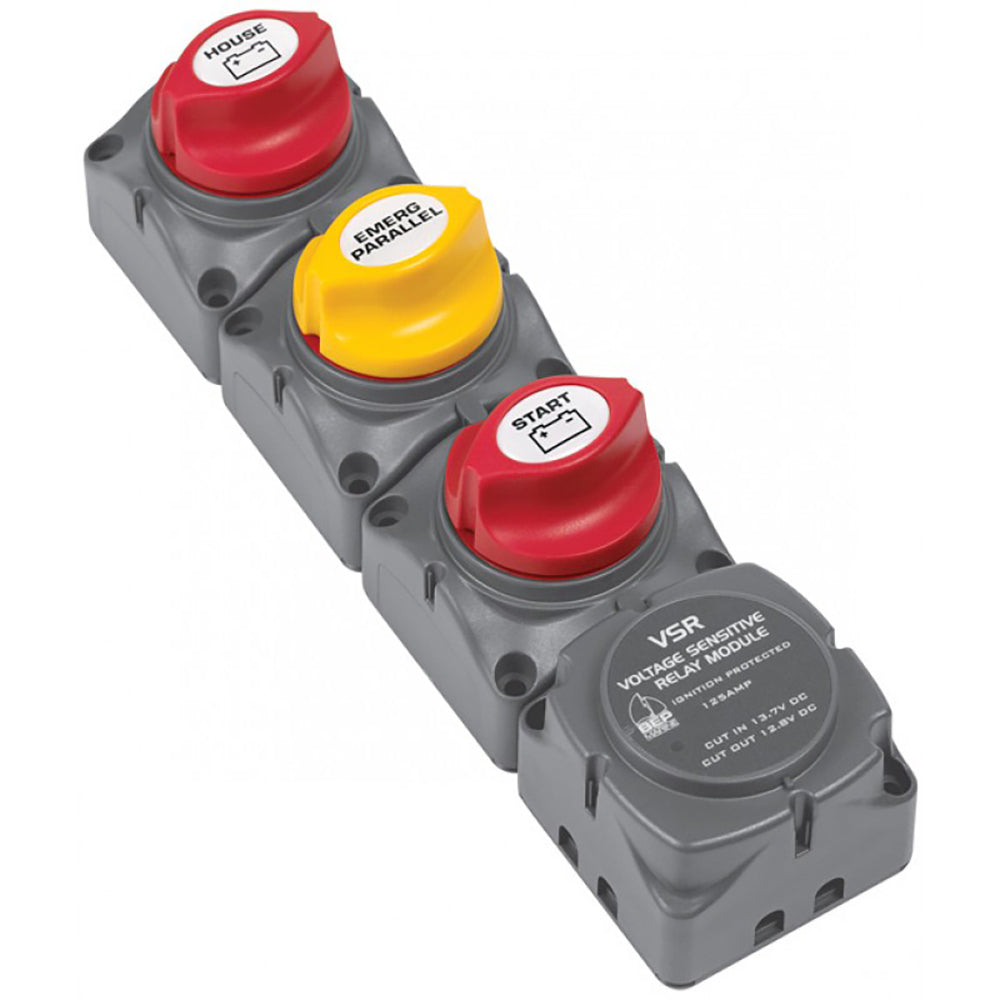 BEP Vertical Battery Switch Cluster w/DVSR - 1 Engine/2 Batteries 716 ...