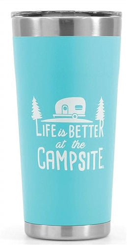 Camco 53057 Tumbler 20 Oz Cool Blue