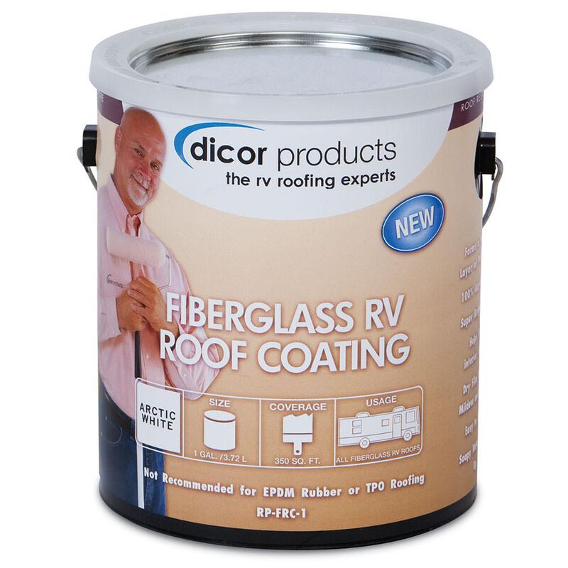 Dicor RP-FRC-1 Fiberglass Rv Roof Coating Wht