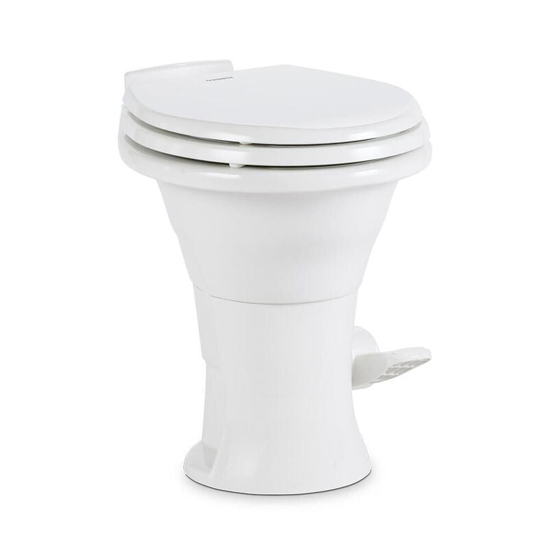 Dometic 302310081 310 Series Gravity-Flush Toilet - White, Standard