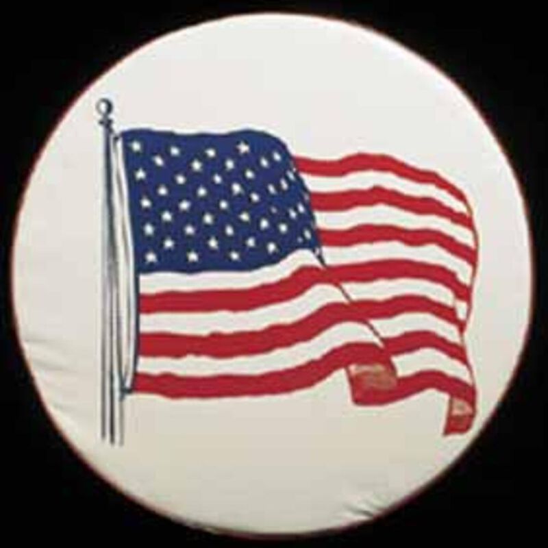 ADCO 1782 US Flag Spare Tire Cover - "B" 32-1/4" Diameter Wheel