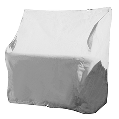 Taylor Made Small Swingback Back Boat Seat Cover - Vinyl White 40240