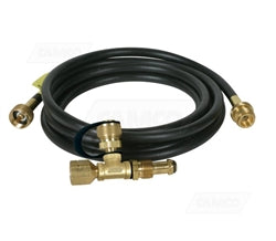 Camco 59103 Brass Tee with 3 Ports and 12' Hose