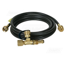 Camco 59103 Brass Tee with 3 Ports and 12' Hose