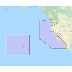Furuno U.S. West Coast, Hawaii &amp; Baja Mexico - Vector Chart, Standard Resolution Satellite Photos f/Baja Mexico - Unlock Code