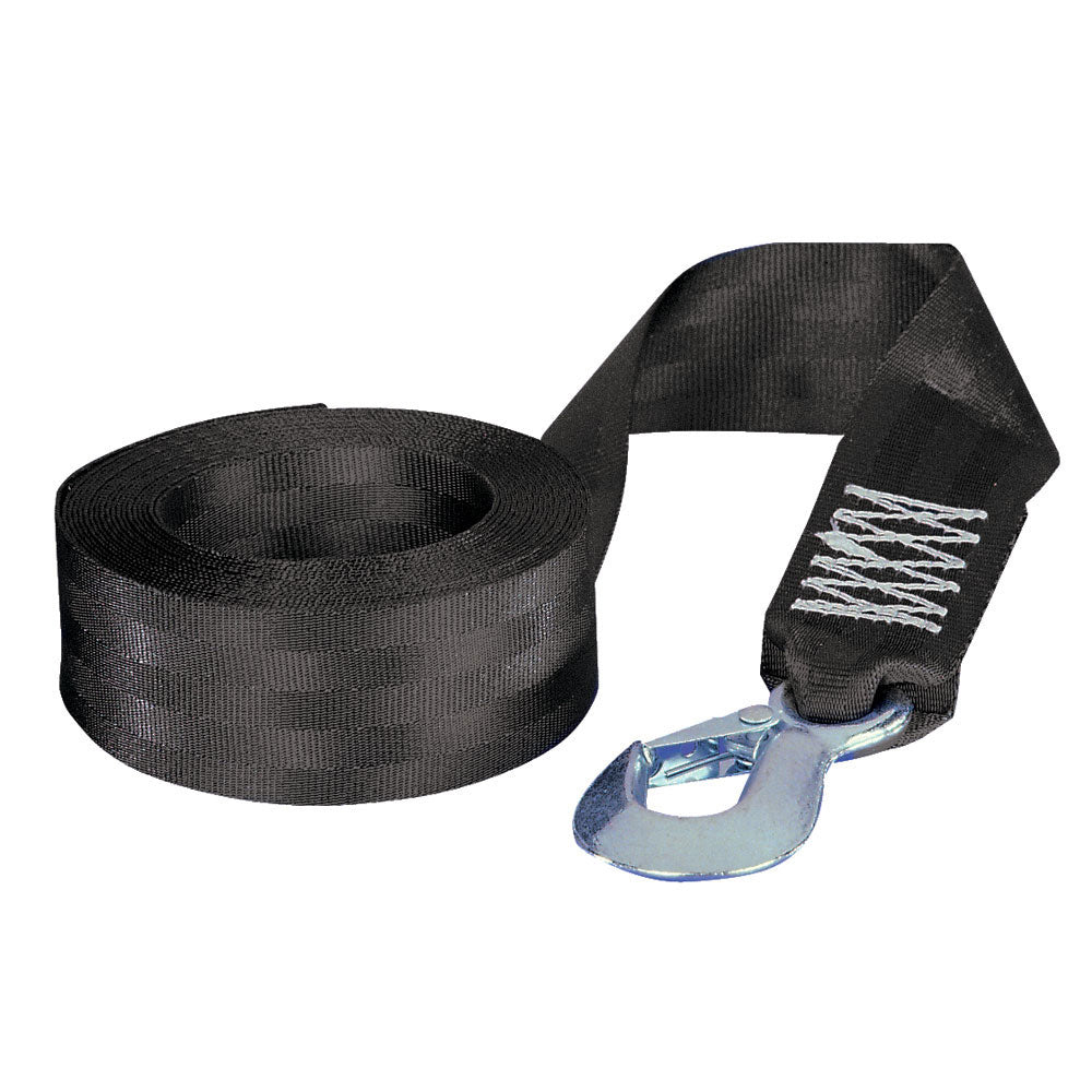 Fulton 1.88" x 20&#39; Winch Strap w/Hook - 3,200lb Max Load