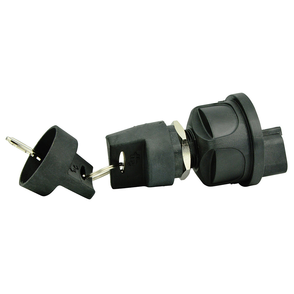 BEP 3-Position Sealed Nylon Ignition Switch - OFF/Ignition &amp; Accessory/Ignition &amp; Start