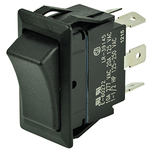 BEP DPDT Rocker Switch - 12V/24V - ON/OFF/ON 1001712