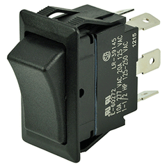 BEP DPDT Rocker Switch - 12V/24V - ON/OFF/ON 1001712
