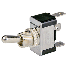 BEP SPDT Chrome Plated Toggle Switch - ON/OFF/ON 1002001