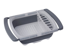 Prepworks CDD-20GY Collapsible Over-The-Sink Dish Drainer - Gray