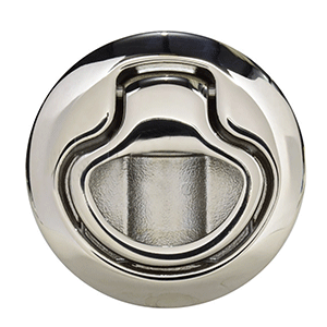 Southco Flush Pull Latch Pull to Open - Non-Locking - Polished Stainless Steel M1-63-8