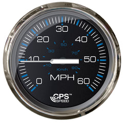 Faria Chesepeake Black 4" Studded Speedometer - 60MPH (GPS)