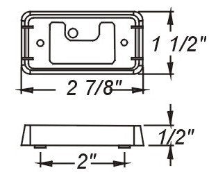 Optronics AL90AK Led M/C Mark Kit One Diode Amb