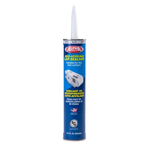 Alpha Systems 862144 N1021 High Solids Low V.O.C. Self-Leveling Sealant - 11 oz. Tube, White