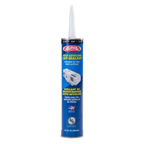 Alpha Systems 862145 N1021 High Solids Low V.O.C. Self-Leveling Sealant - 11 oz. Tube, Black