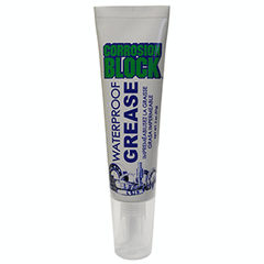 Corrosion Block High Performance Waterproof Grease - 2oz Tube - Non-Hazmat, Non-Flammable & Non-Toxic 25002