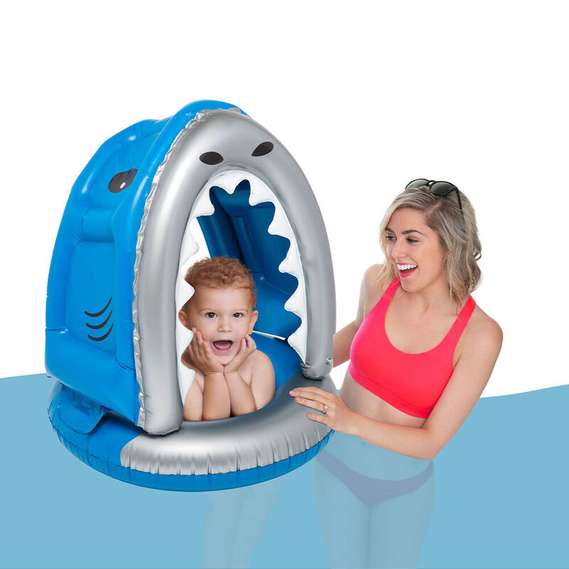 BigMouth BMLF-0018 Inflatable Shark Lil' Float with Canopy
