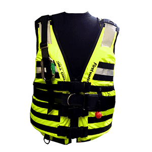 First Watch HBV-100 High Buoyancy Rescue Vest - Hi-Vis Yellow - Medium to XL HBV-100-HV-M-XL