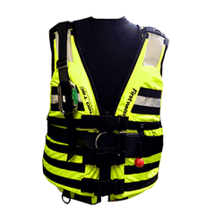 First Watch HBV-100 High Buoyancy Rescue Vest - Hi-Vis Yellow - Medium to XL HBV-100-HV-M-XL