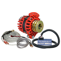 Balmar Alternator 1-2" Single Foot Dual V Pulley Regulator &amp; Temp Sensor - 170A Kit - 12V