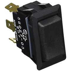 Cole Hersee Sealed Rocker Switch Non-Illuminated SPDT On-Off-On 3 Blade 58027-03-BP