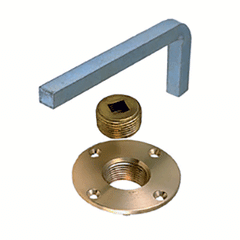 Perko Garboard Drain Plus w/Steel Wrench 0124000PLB