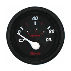 Faria Professional Red 2" Oil Pressure Gauge 14602