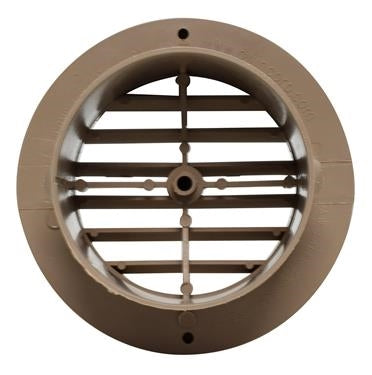 Valterra A10-3346VP Rotating Heating and A/C Register - 4" ID x 5-3/8" OD, Light Brown
