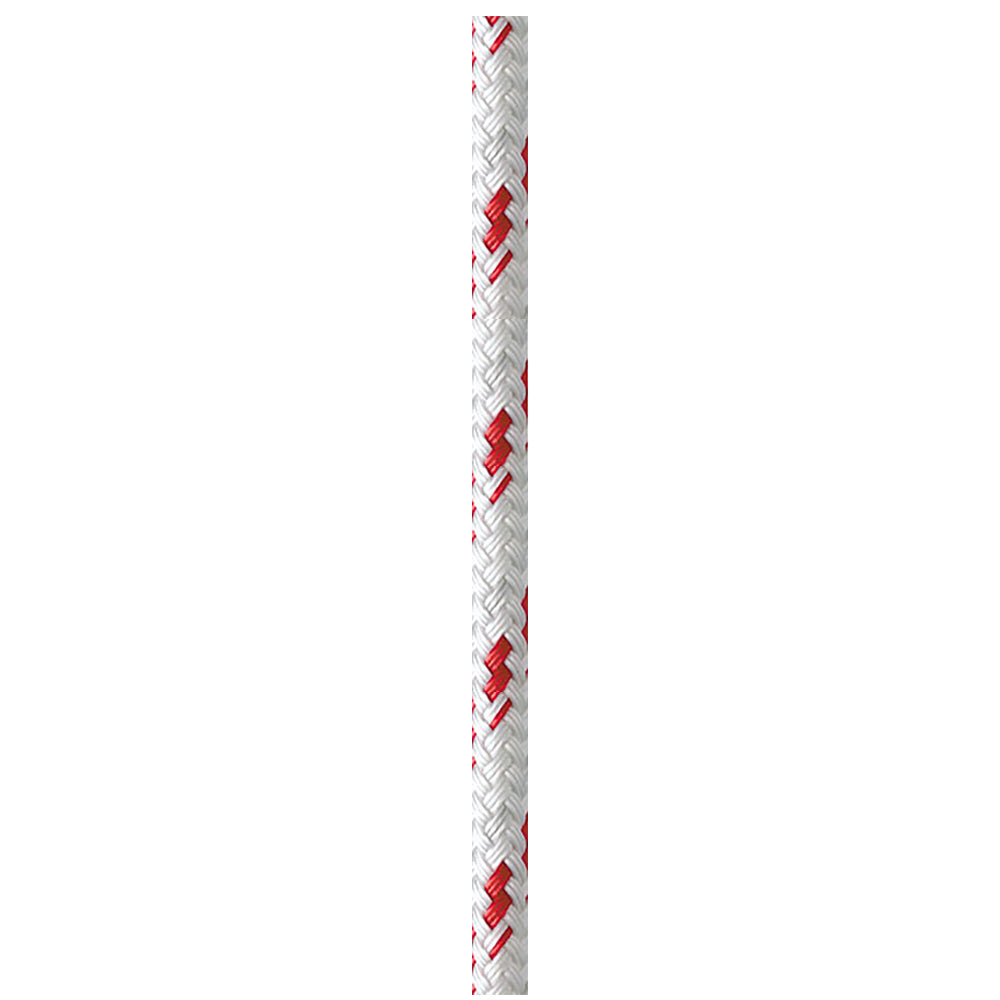 New England Ropes 3/8" Sta-Set Performance Cruising Line - Red Fleck - 600&#39;