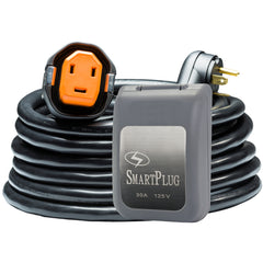 SmartPlug RV Kit 30 AMP Dual Configuration Cordset &amp; Grey Inlet Combo - 30&#39;