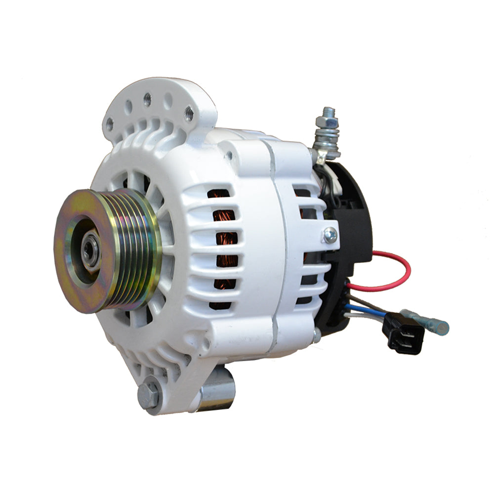 Balmar Alternator 120 Amp 12V 1-2" Single Foot Single K6 Pulley w/Isolated Grounding