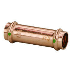Viega ProPress 1/2" Extended Coupling w/o Stop - Double Press Connection - Smart Connect Technology 79005