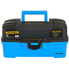 Plano 3-Tray Tackle Box w/Dual Top Access - Smoke &amp; Bright Blue