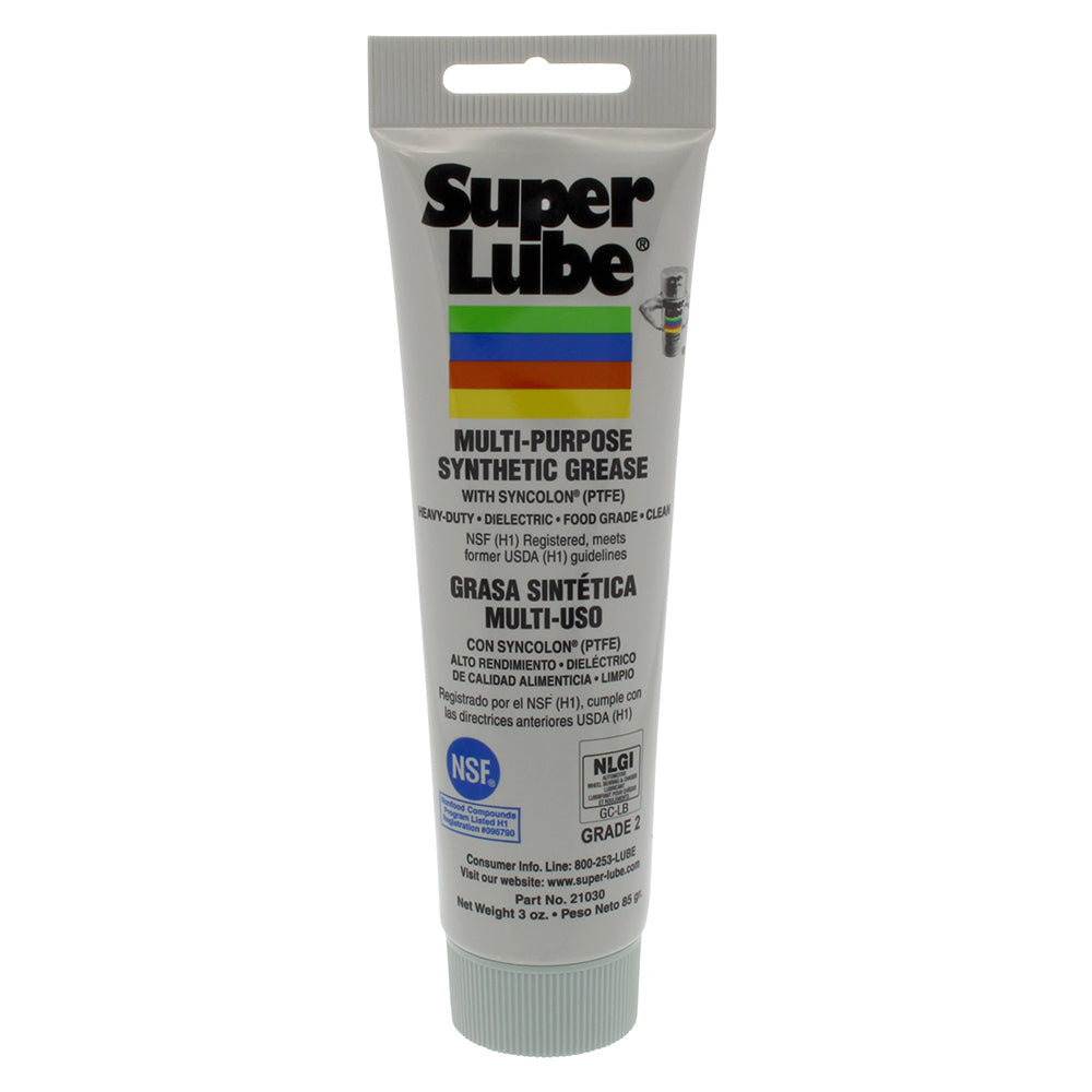 Super Lube Multi-Purpose Synthetic Grease w/Syncolon&reg; (PTFE) - 3oz Tube
