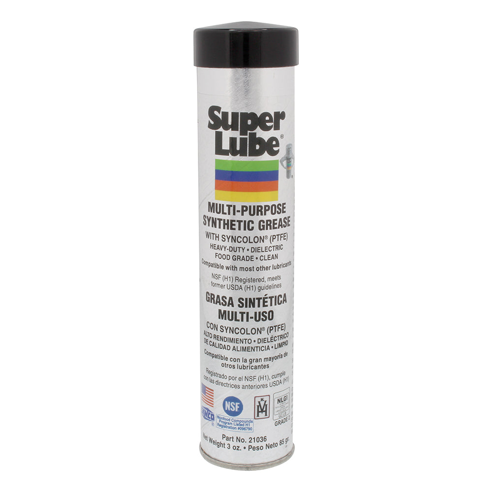Super Lube Multi-Purpose Synthetic Grease w/Syncolon&reg; (PTFE) - 3oz Cartridge