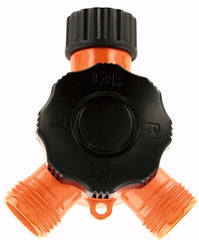 Valterra A01-0132VP Double Hose Shut-Off - EZ Dial, Orange