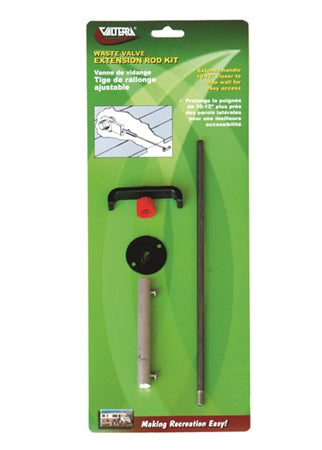 Valterra T1046-10VP Waste Valve Solid Rod Extension Kit