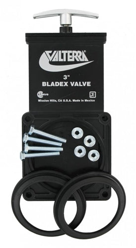 Valterra T1003VPM Bladex Waste Valve with Metal Handle - 3"