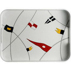 Marine Business 12012 Regata Rectangular Serving Tray - Each
