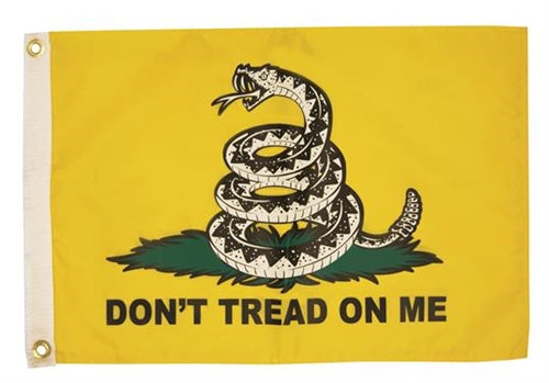 Taylor Made 1617 "Don't Tread On Me" Novelty Flag - 12" x 18"
