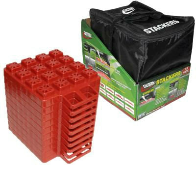 Valterra A10-0920 Stackers Leveler/Jack Pad - 10 Pack with Carry Bag