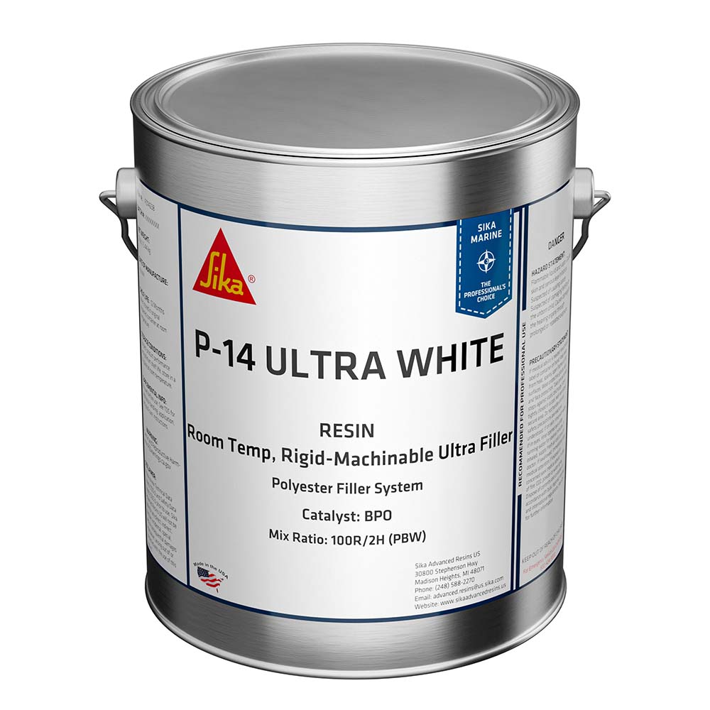 Sika SikaBiresin&reg; AP014 Polyester Fairing Compound White Gallon Can BPO Hardener Required