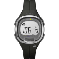 Timex IRONMAN&reg; Transit+ 33mm Resin Strap Activity &amp; Heart Rate Watch - Black/Silver Tone