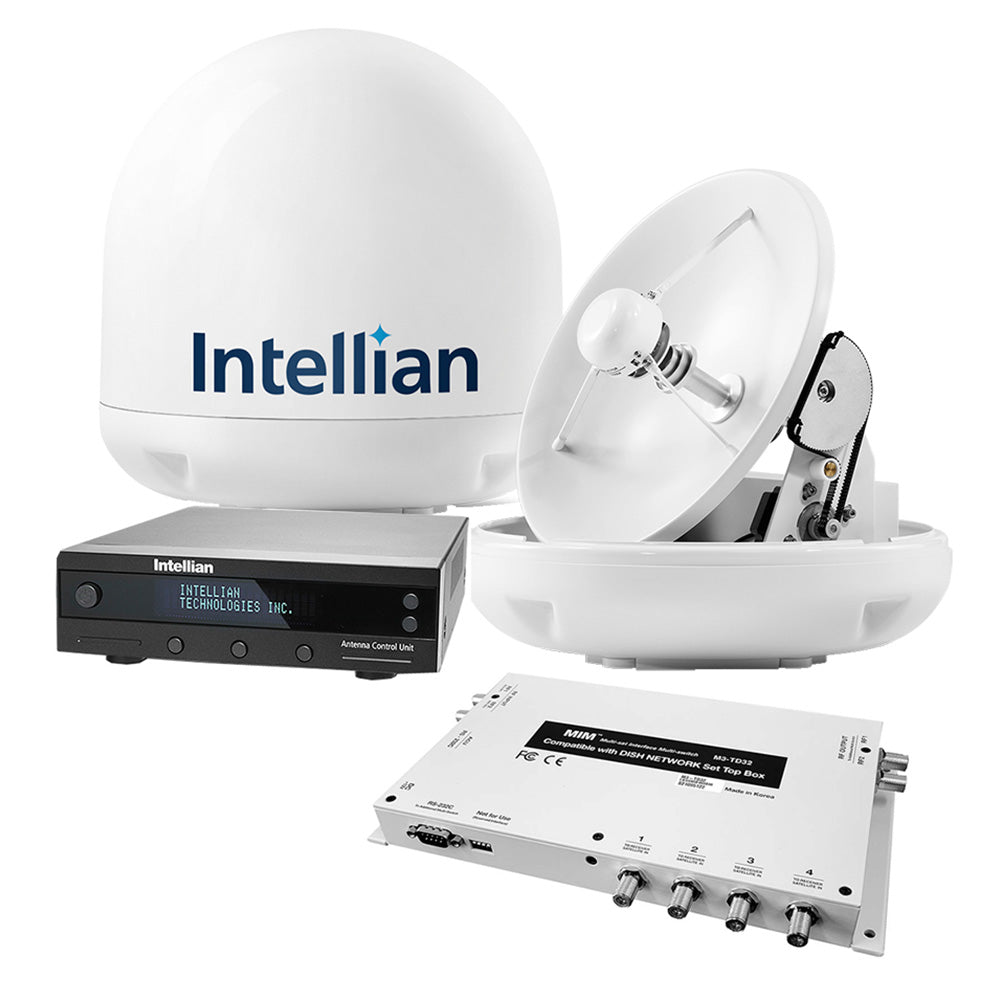Intellian i3 US System w/DISH/Bell MIM-2 (w/3M RG6 Cable) &amp; 15M RG6 Cable