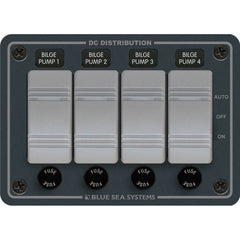 Blue Sea 8666 Contura 4 Bilge Pump Control Panel