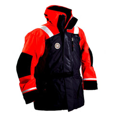 First Watch AC-1100 Flotation Coat - Hi-Vis Orange/Black - Large