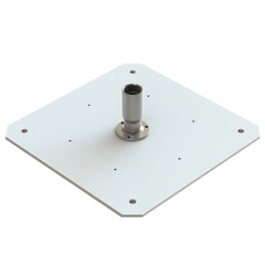Seaview Starlink Adapter Plate f/24" KVH Domes w/Starlink Stainless Steel 1"-14 Threaded Adapter &amp; Stainless Steel Fixed Base